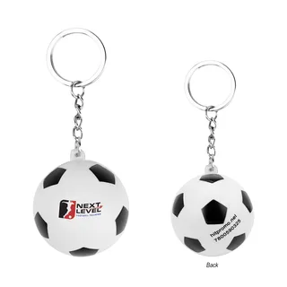20115 - Soccer Ball Stress Reliever Keychain