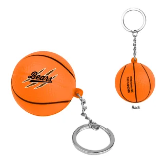 20118 - Basketball Stress Reliever Keychain
