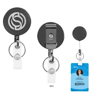 80066 - Steel Retractable Badge Holder