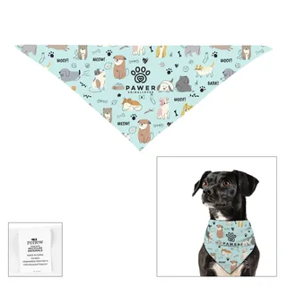 80033 - Full Color Small Triangle rPET Pet Bandana