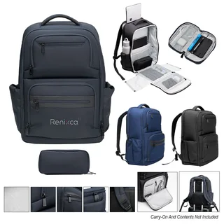 35159 - Cutter & BuckÂ® Travel Collection Deluxe Laptop Backpack