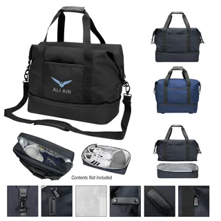 30180 - Cutter & BuckÂ® Travel Collection Drop Bottom Weekender