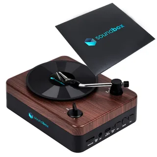 25344 - Turntable Wireless Speaker With Custom Record Envelope