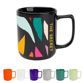 58125 - 12 Oz. Full Color Delton Ceramic Mug