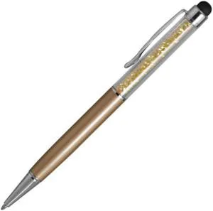 CP24293 - Pluma De Metal Con Cristales Quesnel
