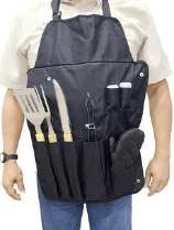 CP19750 - DELANTAL NEGRO DE NYLON,