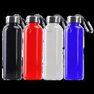 CP21798 - BOTELLA PLASTICA CON TAPA ROSCA PLATEADA