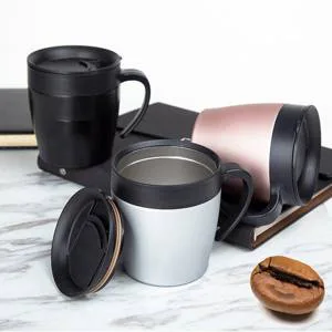 CP21622 - TAZA DE ACERO METALICO MATE,
