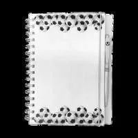 CP30FU033 - LIBRETA PLASTICA ESPIRAL, CON HOJAS DE RAYAS